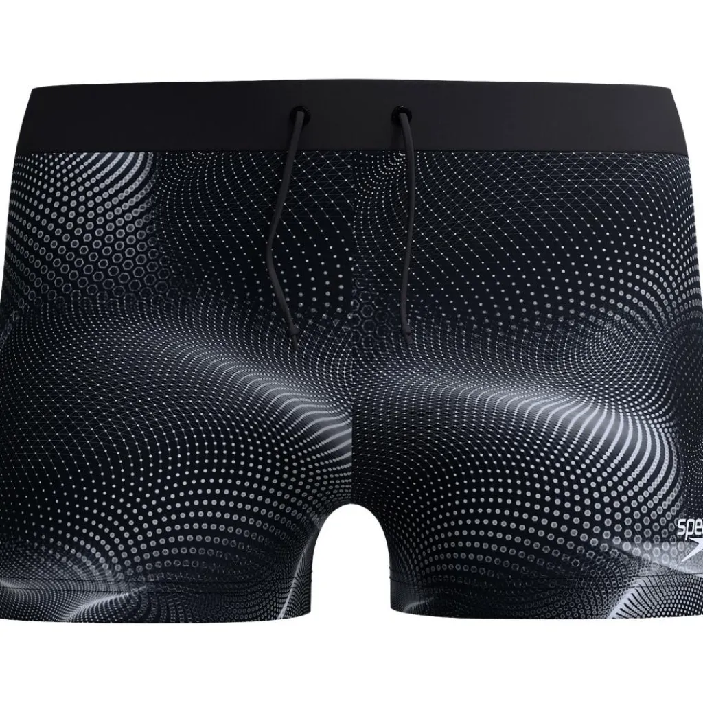 Valmilton Allover zwemboxer heren black grey*Speedo Clearance