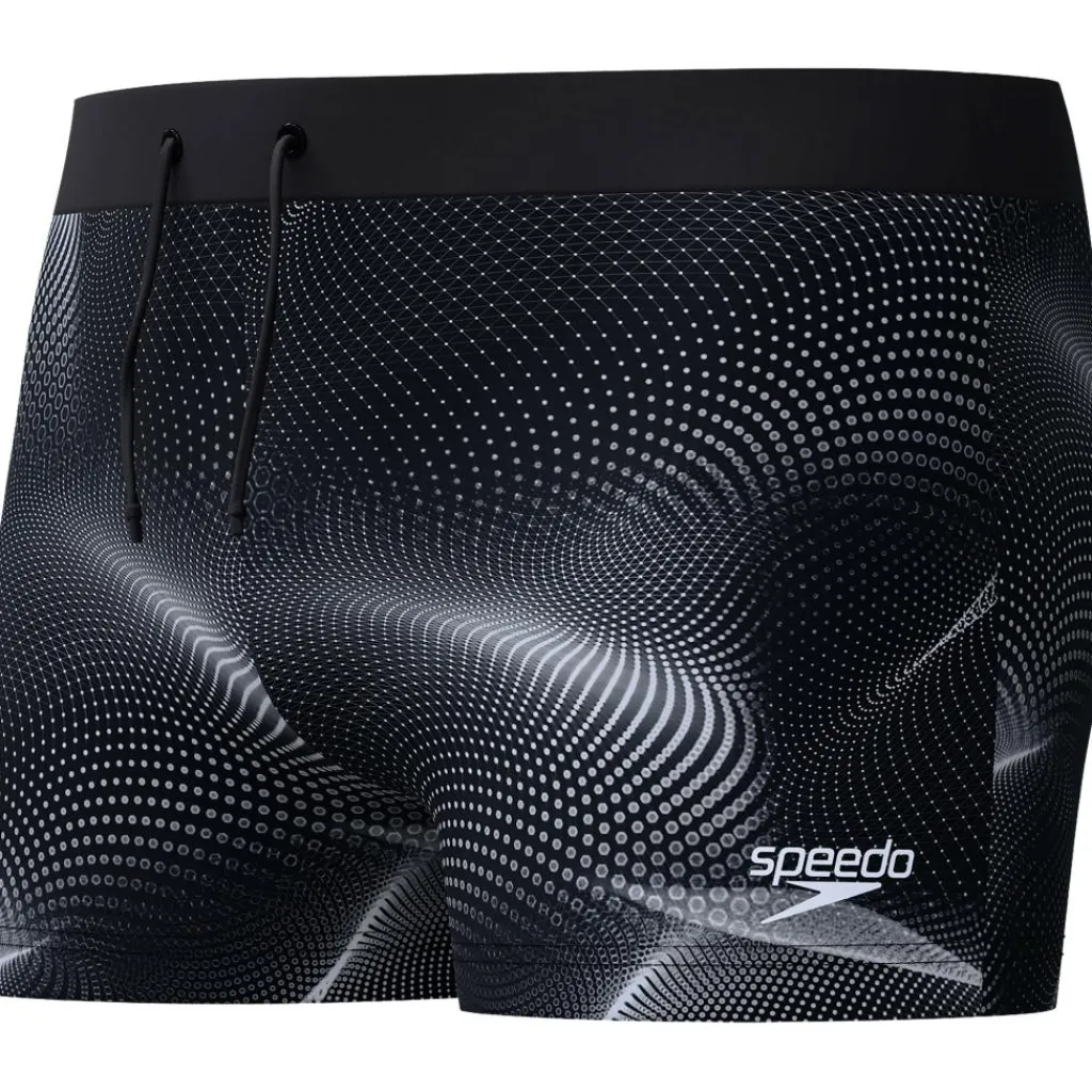 Valmilton Allover zwemboxer heren black grey*Speedo Clearance