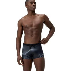 Valmilton Allover zwemboxer heren black grey*Speedo Clearance