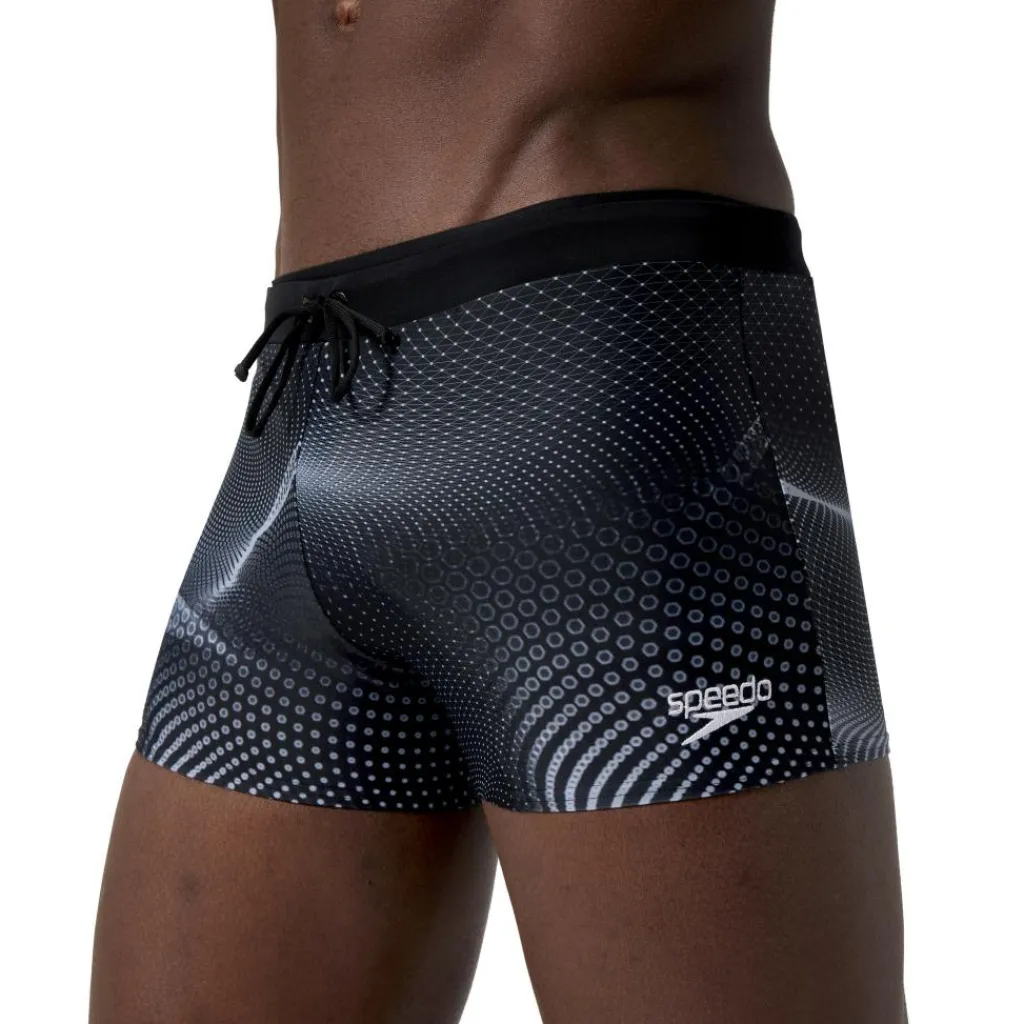 Valmilton Allover zwemboxer heren black grey*Speedo Clearance