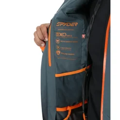 Leader winterjas heren slate blue*Spyder Sale