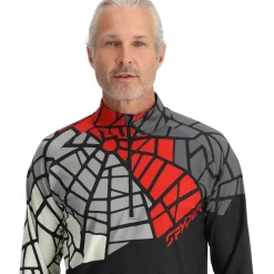 Legacy Half Zip skipully heren black*Spyder Outlet