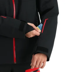 Titan winterjas heren black volcano*Spyder Best