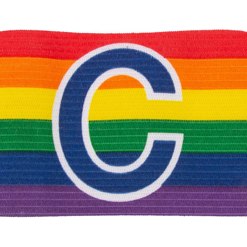 Verstelbaar aanvoerdersband multi colour*Stanno Online