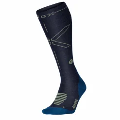  Merino Hiking wandel compressiesokken heren dark blue olive*STOX Energy Socks Hot