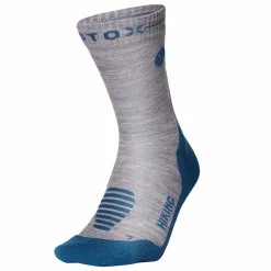  Merino Hiking wandel compressiesokken heren silver grey teal*STOX Energy Socks Outlet