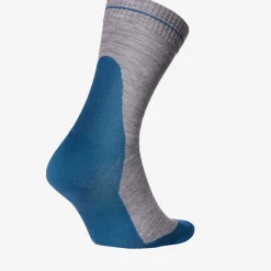  Merino Hiking wandel compressiesokken heren silver grey teal*STOX Energy Socks Outlet