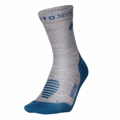  Merino Hiking wandel compressiesokken dames silver grey teal*STOX Energy Socks Hot