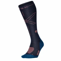  Merino Hiking wandel compressiesokken dames dark blue coral*STOX Energy Socks Sale