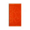 Jaqcuard strandlaken 180 x 100 cm fluo orange*Sundek Hot