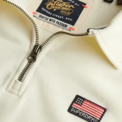 Athletic Essentials sweater dames off white*Superdry New