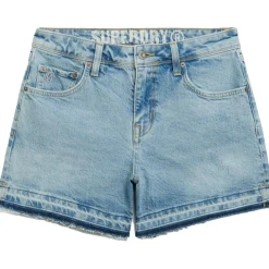 Cut Off short dames azure pale blue*Superdry Sale
