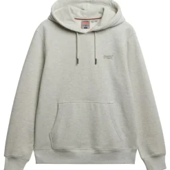 Essential hoodie heren straw grey*Superdry Discount