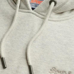Essential hoodie heren straw grey*Superdry Discount
