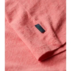 Essential Logo shirt heren punch pink marl*Superdry