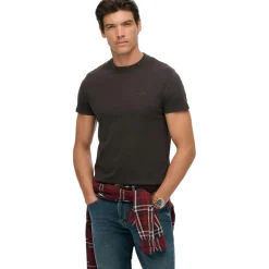 Essential shirt heren carbon black*Superdry New