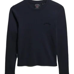 Essential sweater dames eclipse navy*Superdry Best