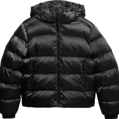 Sports winterjas dames black sheen*Superdry Best