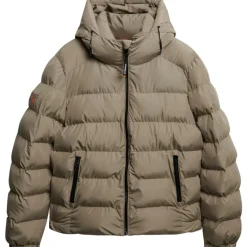 Sports winterjas heren twig beige*Superdry Clearance