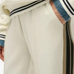 Studios Stripe joggingbroek dames off white*Superdry Clearance