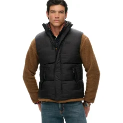 Tech bodywarmer heren black*Superdry Discount