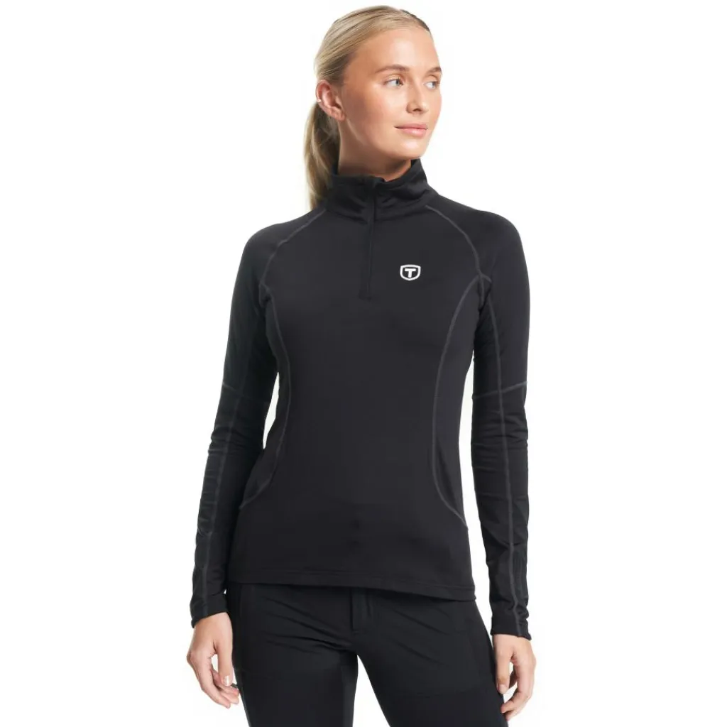 TXlite Half Zip skipully dames black*Tenson Outlet