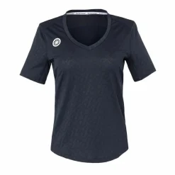  Kadiri Jacquard Mono tennisshirt dames navy*The Indian Maharadja Online