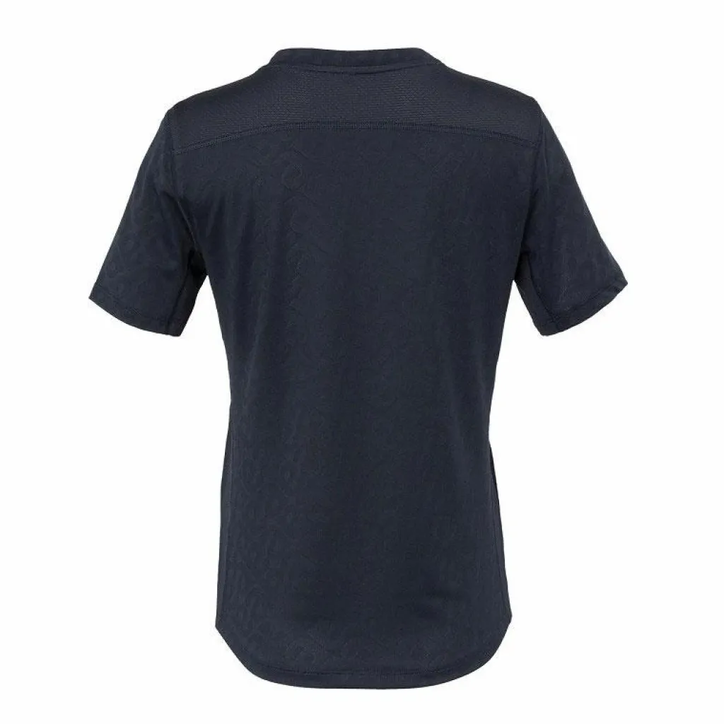 Kadiri Jacquard Mono tennisshirt dames navy*The Indian Maharadja Online