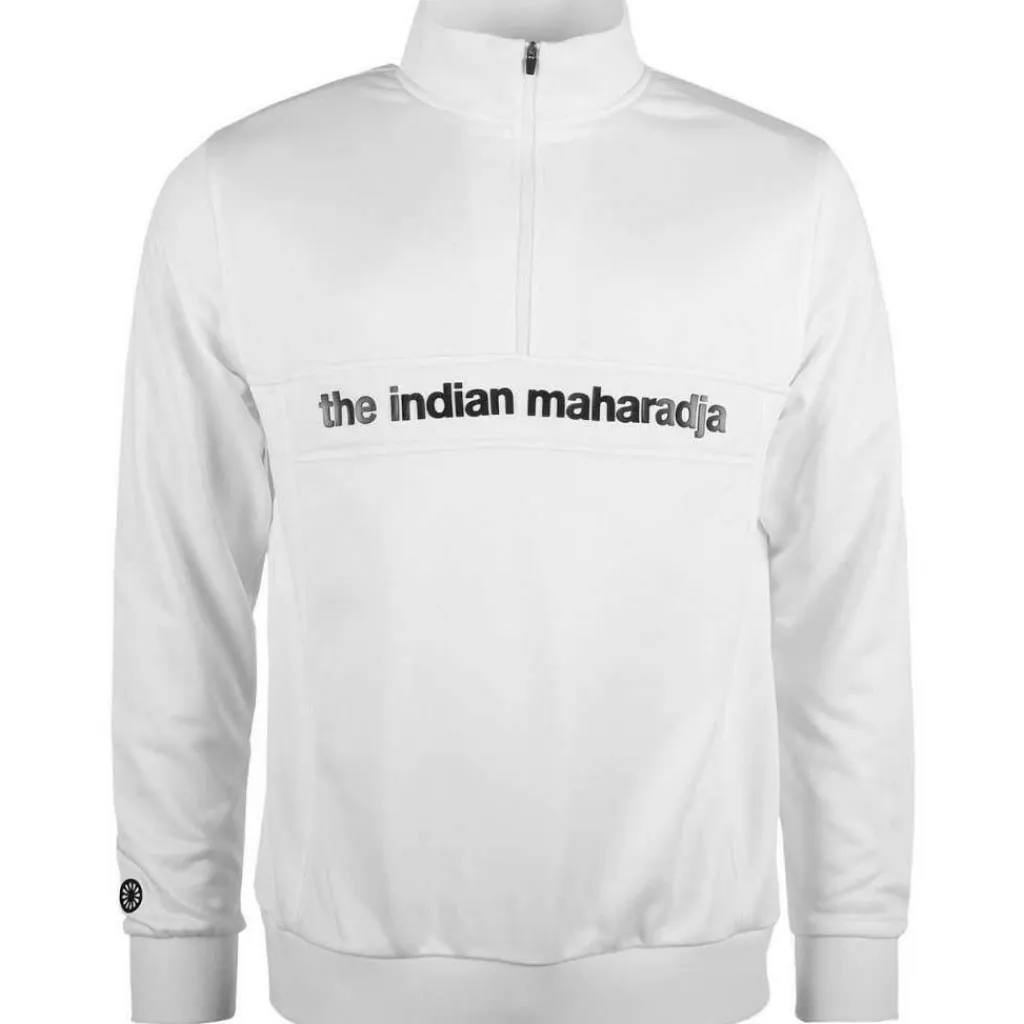 Poly Terry Half Zip hockeytrui heren white*The Indian Maharadja New