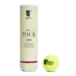 Serie+ Tour tennisballen 4-pack geel*Tretorn Clearance