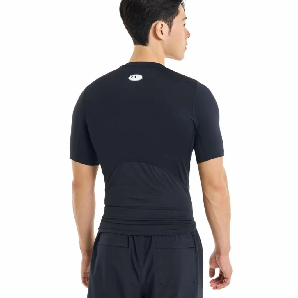 HeatGear SS shirt heren black white*Under Armour Clearance