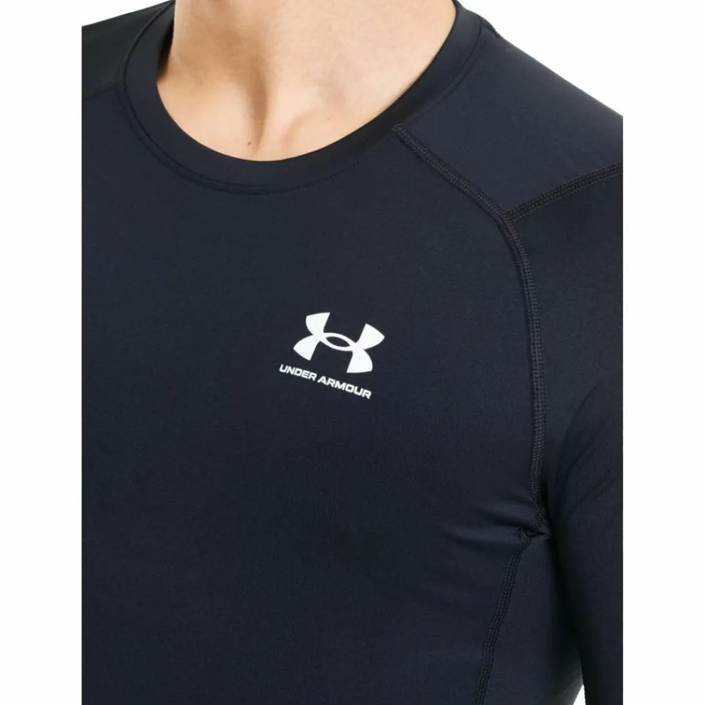 HeatGear SS shirt heren black white*Under Armour Clearance