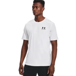  Left Chest Logo shirt heren white black*Under Armour New