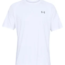 Tech 2.0 sportshirt heren white overcast grey*Under Armour Outlet