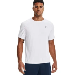 Tech 2.0 sportshirt heren white overcast grey*Under Armour Outlet