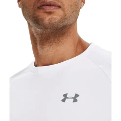 Tech 2.0 sportshirt heren white overcast grey*Under Armour Outlet