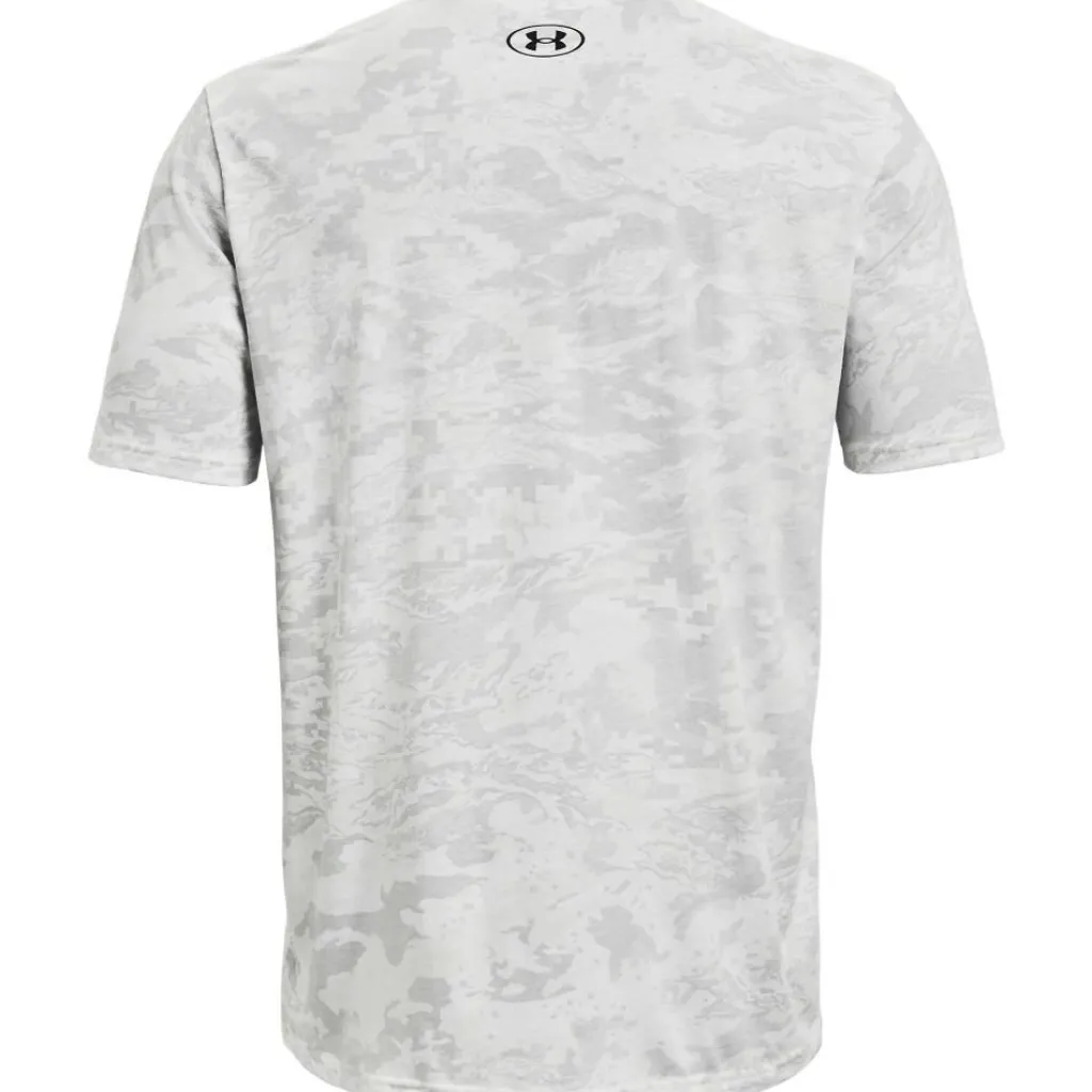 UA ABC Camo shirt heren white black*Under Armour Best