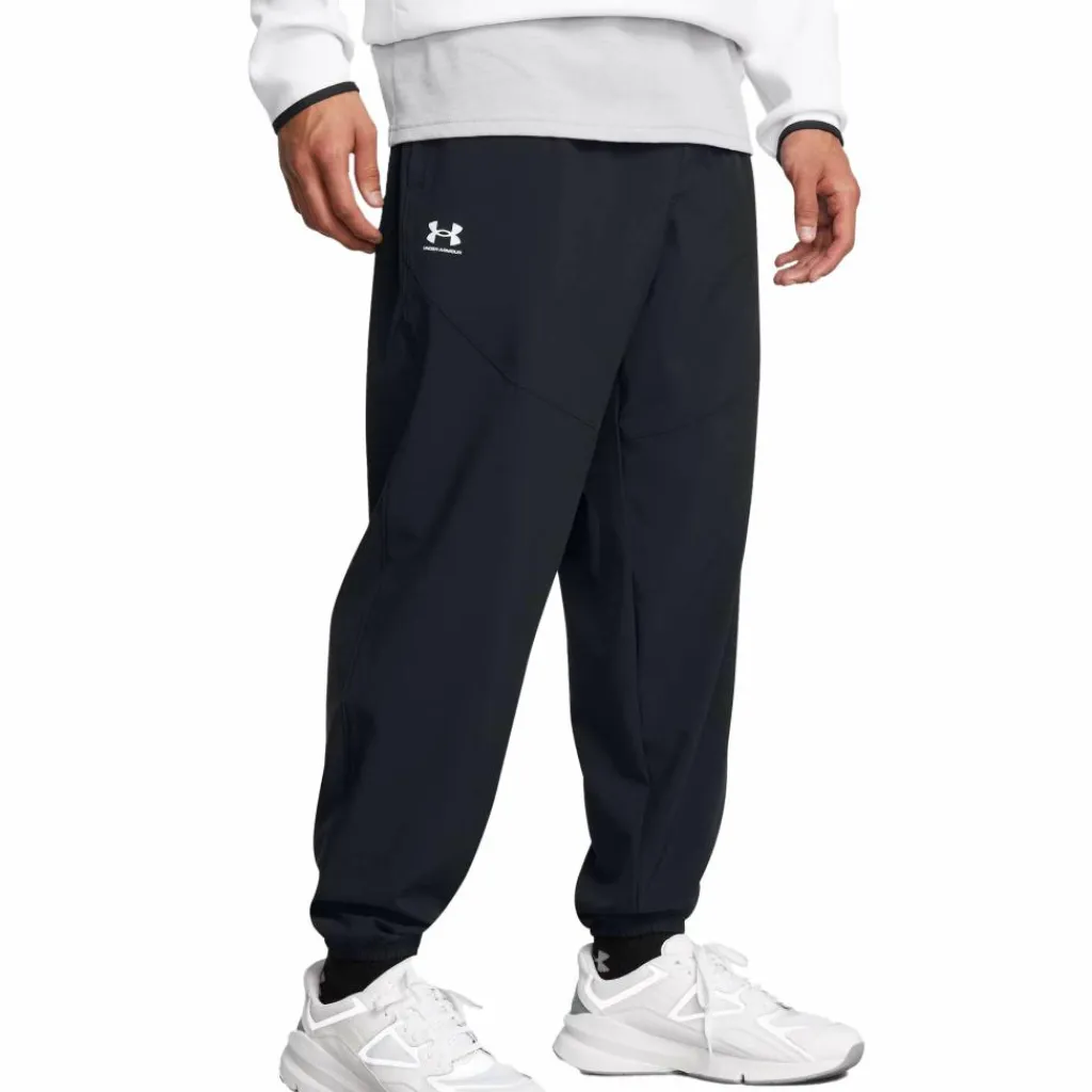 Vibe Woven joggingbroek heren black white*Under Armour Hot