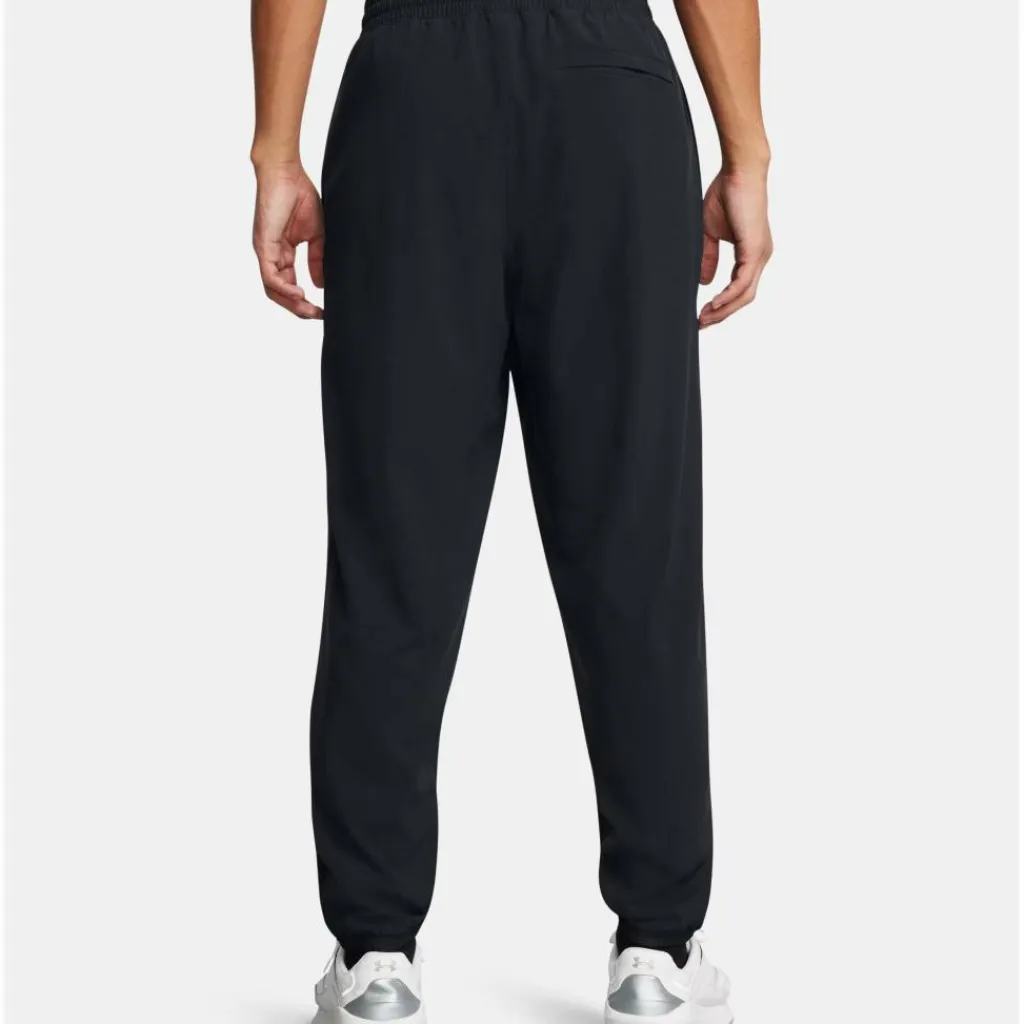 Vibe Woven joggingbroek heren black white*Under Armour Hot