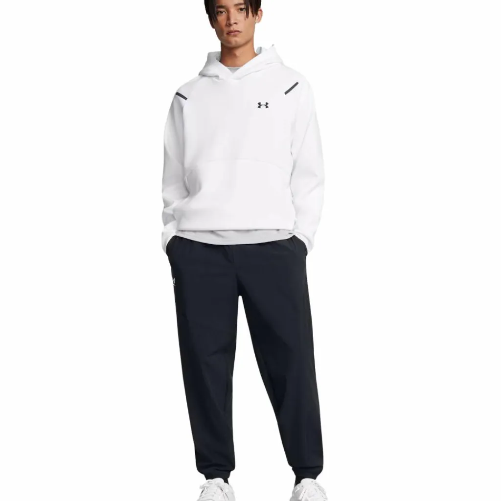 Vibe Woven joggingbroek heren black white*Under Armour Hot