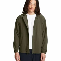 Vibe Woven trainingsjack heren marine OD green black*Under Armour Sale