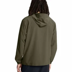  Vibe Woven trainingsjack heren marine OD green black*Under Armour Sale