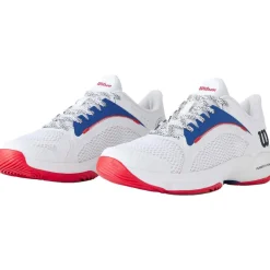 Hurakn 2.0 padelschoenen dames white deja vu blue red*Wilson Hot
