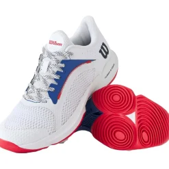Hurakn 2.0 padelschoenen dames white deja vu blue red*Wilson Hot