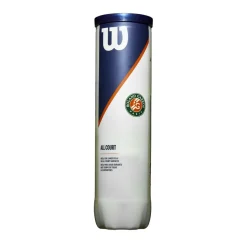 Roland Garros All Court tennisballen 4-pack geel*Wilson Clearance