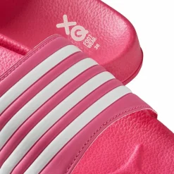 000125994005 slippers dames fuchsia white*XQ Hot