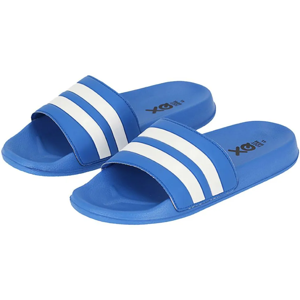 000121994002 slippers heren kobalt blue*XQ