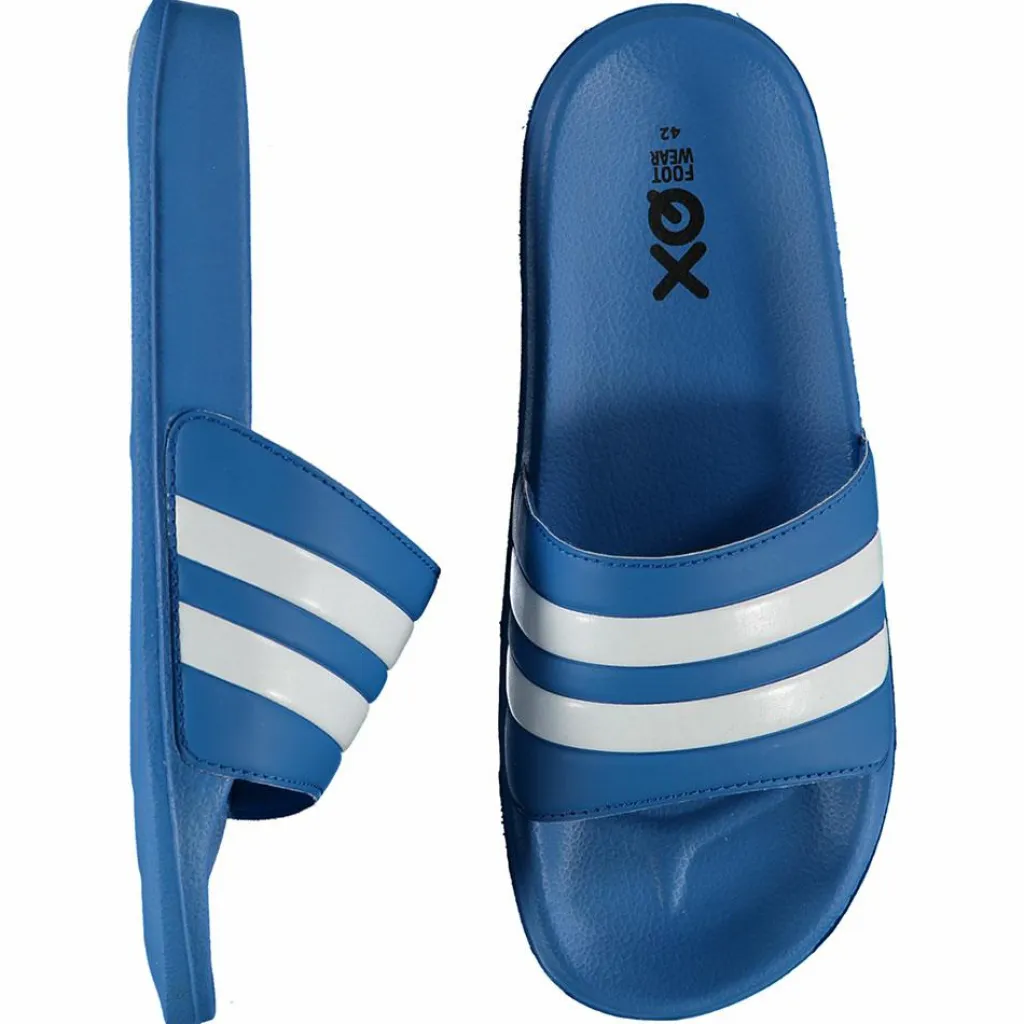 000121994002 slippers heren kobalt blue*XQ