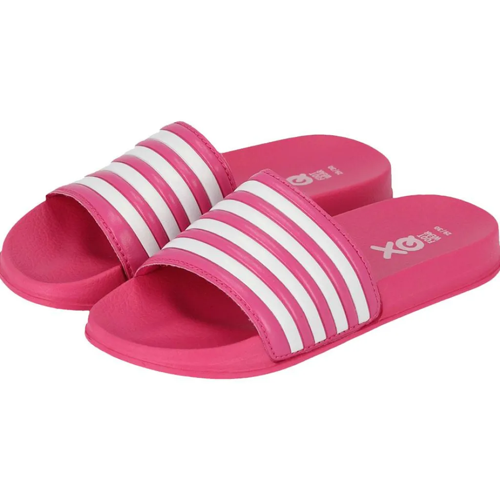 000133894006 slippers junior fuchsia white*XQ Clearance