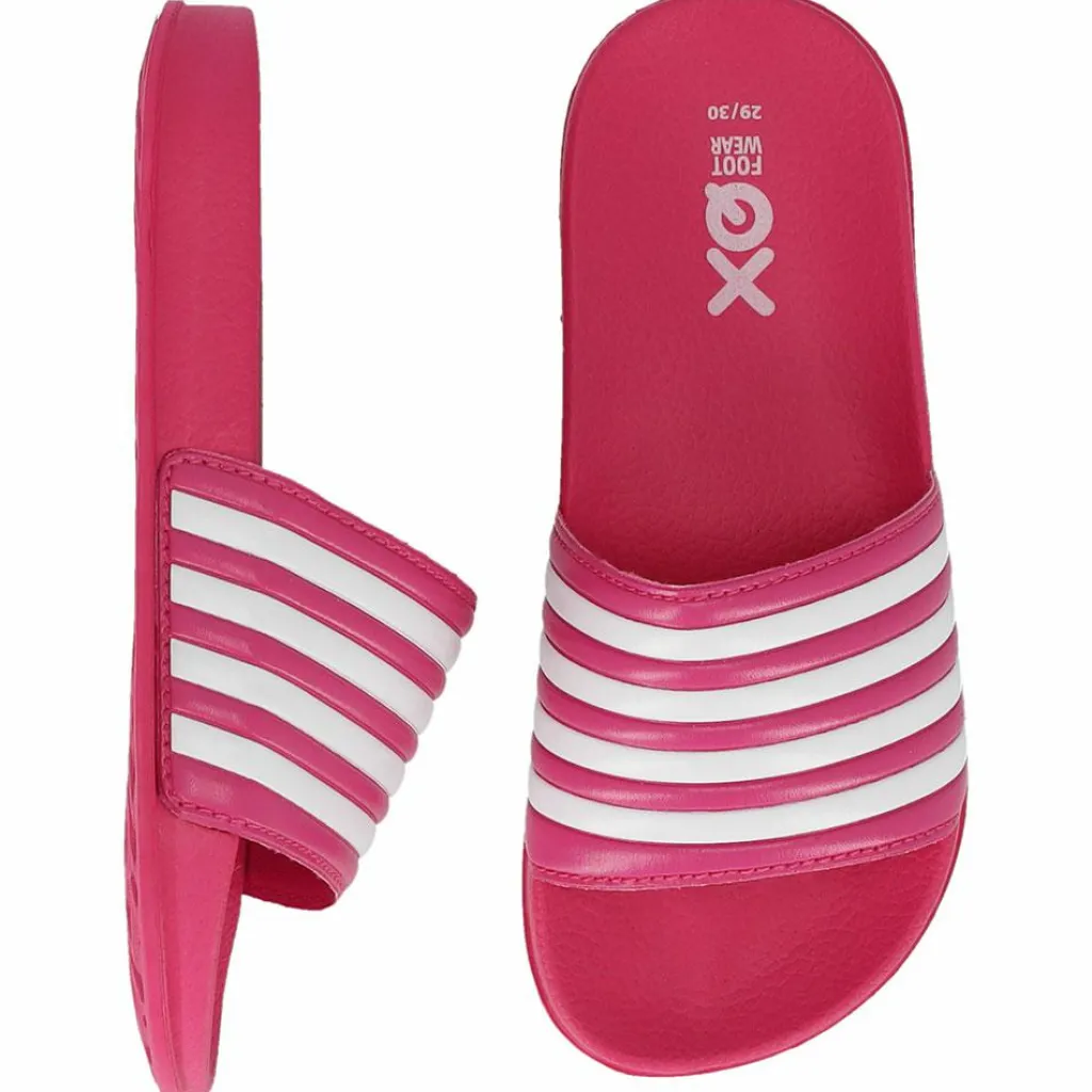 000133894006 slippers junior fuchsia white*XQ Clearance